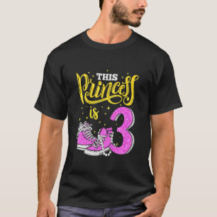 T-shirt Enfants Joyeux 9e anniversaire pour filles Couronn