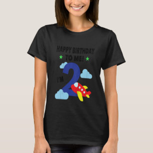 T-shirt Enfants Joyeux Anniversaire À Moi Âge 2 Deux Avi