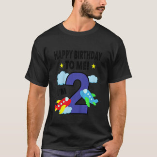 T-shirt Enfants Joyeux anniversaire pour moi Je suis 2 Tod