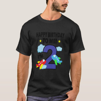 T-shirt Enfants Joyeux anniversaire pour moi Je suis 2 Tod