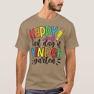 T-shirt Enfants Joyeux Dernier jour de la maternelle chemi