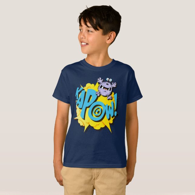 T-shirt Enfants Kapow (Devant entier)