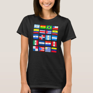 T-shirt Enfants latino-américains drapeaux latino-américai