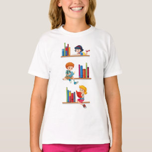 T-shirt Enfants Lecture Livres