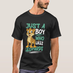 T-shirt Enfants Léopard Chat Sauvage