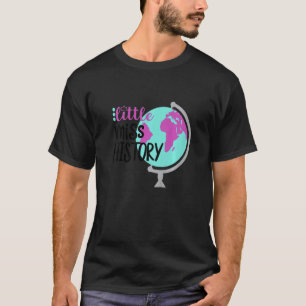 T-shirt Enfants Lil Miss Histoire Mignonne Histoire Globe