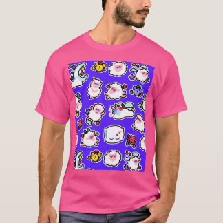 T-shirt Enfants Lit Kawaii Moutons Enfants Mignonne An