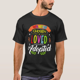 T-shirt Enfants Loved Adopté Enfants Gotcha Adopti