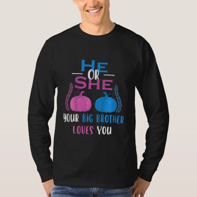 T-shirt Enfants Lui Ou Elle Votre Grand Frère Vous Aime Ge (Devant)