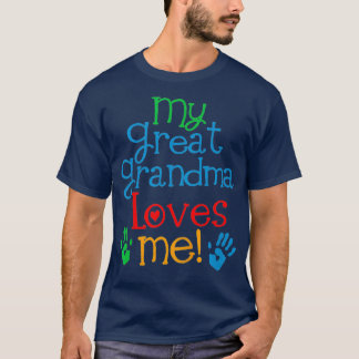 T-shirt Enfants Ma grand-mère m'aime grand-fils