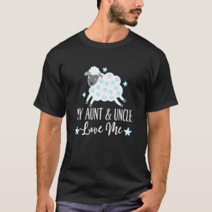 T-shirt Enfants Ma Tante Et Mon Oncle M'Aiment Agneau Nièc
