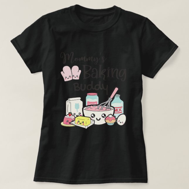 T-shirt Enfants mamies Baking Buddy Baking Lover Baker Bab (Design devant)