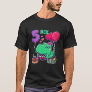 T-shirt Enfants Mets Trois Rex 5E Anniversaire Troisième D