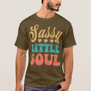 T-shirt Enfants mignonnes Enfants Sassy Little Soul Love B