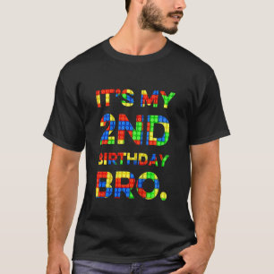 T-shirt Enfants mignons 2e anniversaire Bâtiment de 2 ans