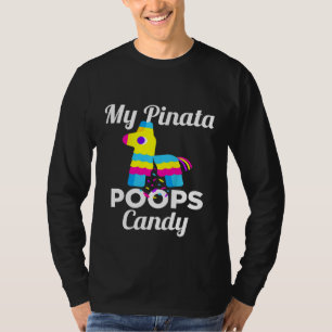 T-shirt Enfants Mon Anniversaire Llama Pinata Poops Candy
