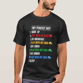 T-shirt Enfants Mon Jour Parfait Voiture Jouet Enfants 1