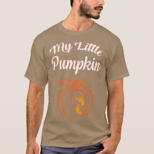 T-shirt Enfants Mon Petit Citrouille Petits Pieds Fête D'H