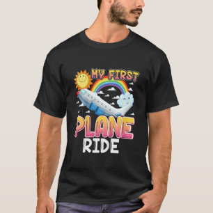 T-shirt Enfants Mon premier avion Circuler Mon premier avi