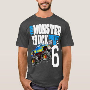 T-shirt Enfants Monster Camion 6e anniversaire 6 ans Monst