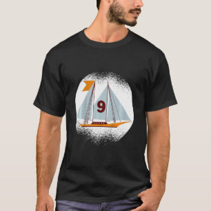 T-shirt Enfants Navire Capitaine Chef de navire Bateau Ich