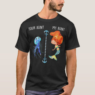 T-shirt Enfants Niece Nephew Aunties BFF Sirène Tante Your