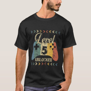 T-shirt Enfants Niveau 5 Croiseur déverrouillé Jeu graph