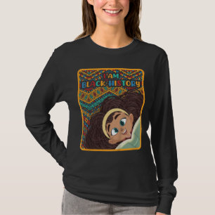 T-shirt Enfants Noir Histoire Mois Afro Love Afro America