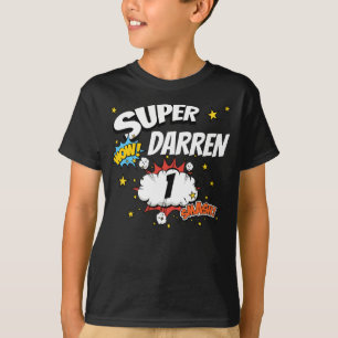 T-shirt Enfants Nom personnalisé 1 âge Super