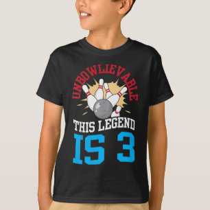 T-shirt Enfants non bowlievable Cette légende est 3 Bowlin