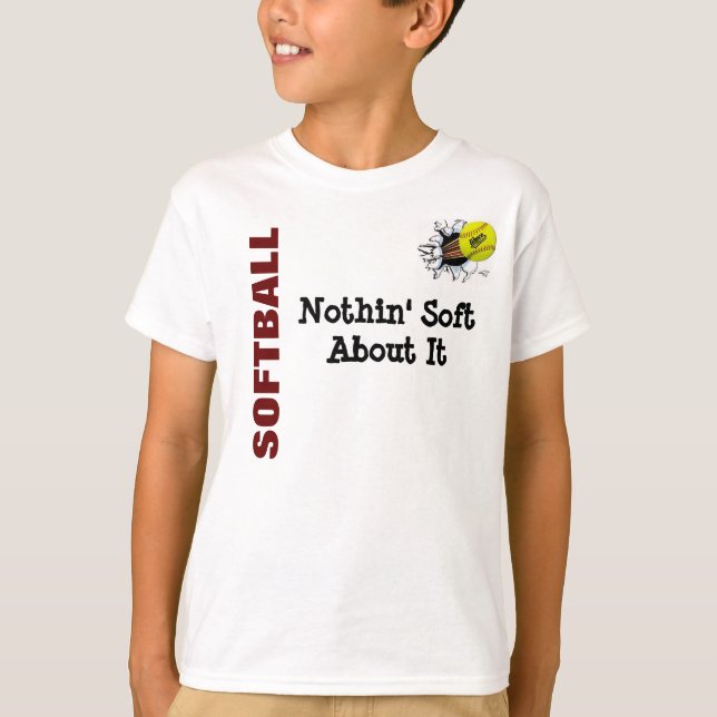 T-shirt ENFANTS Nothin mou au sujet du base-ball (Devant)