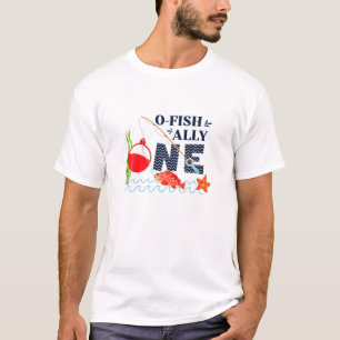 T-shirt Enfants O Fish Ally Un 1Er Premier Anniversaire Fê
