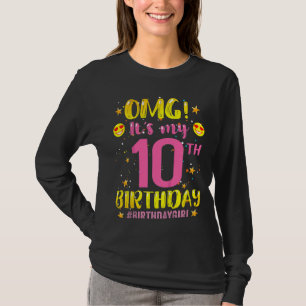 T-shirt Enfants Omg C'est mon 10e anniversaire fille 10 an