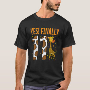T-shirt Enfants Oui Enfin 11 Onze 11e anniversaire fête Gi