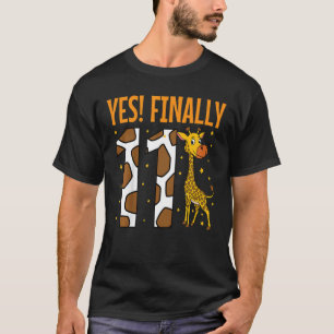 T-shirt Enfants Oui Enfin 11 Onze 11e anniversaire fête Gi
