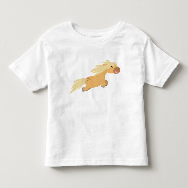 T-shirt Enfants Palomino Pony Cartoon Cute (Devant)