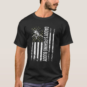 T-shirt Enfants Pêche papa's Fishing Buddy Young Fisherma