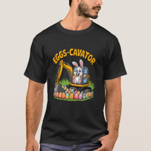 T-shirt Enfants Pelle à œufs Lapin de Pâques Pelle Bébé