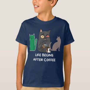 T-Shirt enfants photos de chat pour les amateurs d