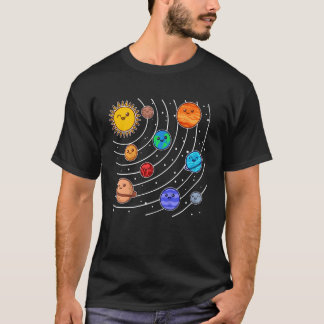 T-shirt Enfants Planètes branchées Soleil Ados Enfants Enf