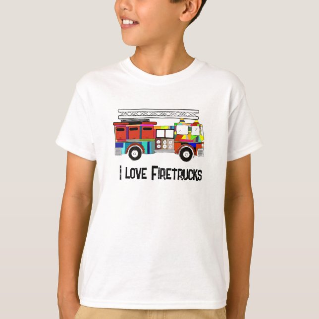 T-shirt Enfants pompiers pompiers premiers intervenants am (Devant)