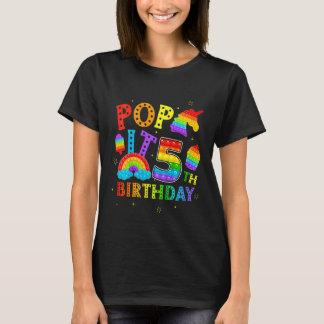 T-shirt Enfants Pop It 5e anniversaire 5 ans Popup Party p