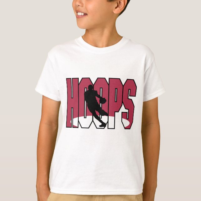 T-shirt Enfants pour cerceaux de basket (Devant)