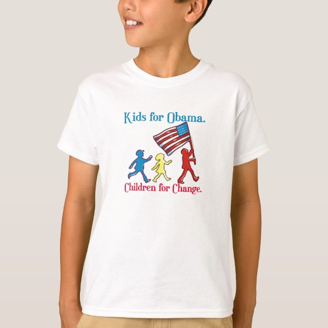 T-shirt Enfants pour Obama (Devant)
