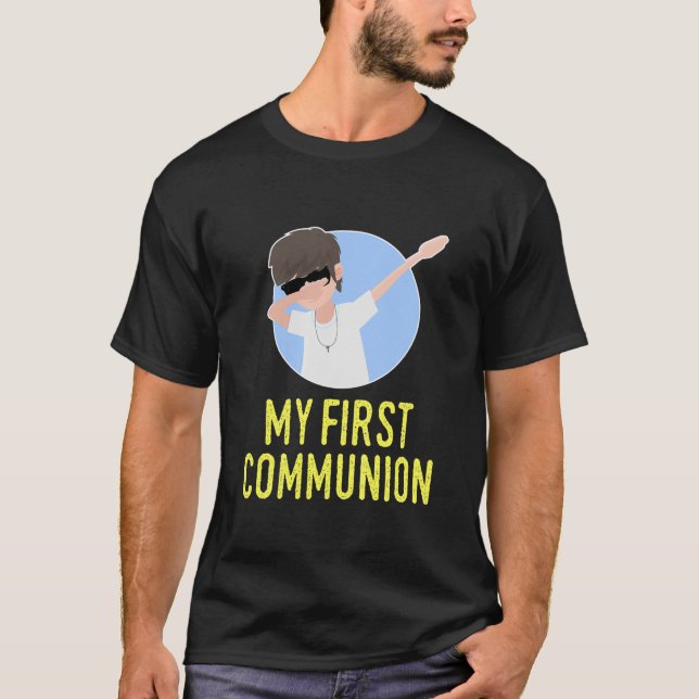 T-shirt Enfants Première Communion Garçons 1ère Communion  (Devant)