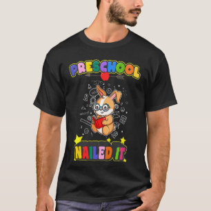 T-shirt Enfants Preschol Nail It Kindergarten Pre K Gradu