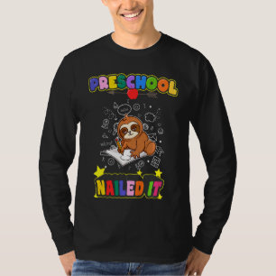 T-shirt Enfants Preschol Nail It Kindergarten Pre K Gradu