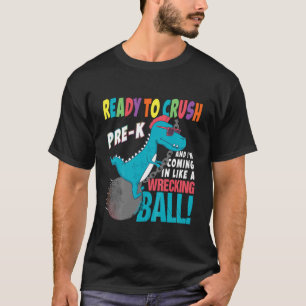 T-shirt Enfants Prêts À Écraser Pré K Wrecking Ball Boys B