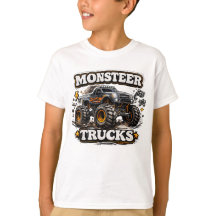T-Shirt Enfants Puissance Monster Truck