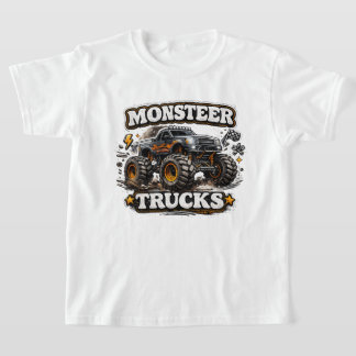 T-Shirt Enfants Puissance Monster Truck